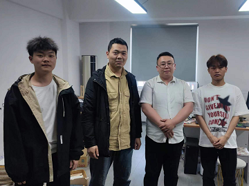 <b>【2023.6】就業(yè)辦老師回訪初霽家具建模入職學生</b>