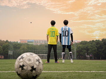 足球社明星球員的炫技時刻